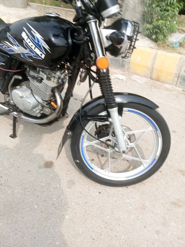 Suzuki gs 150 model  2021 urgent sale 10 by 10 condition 7