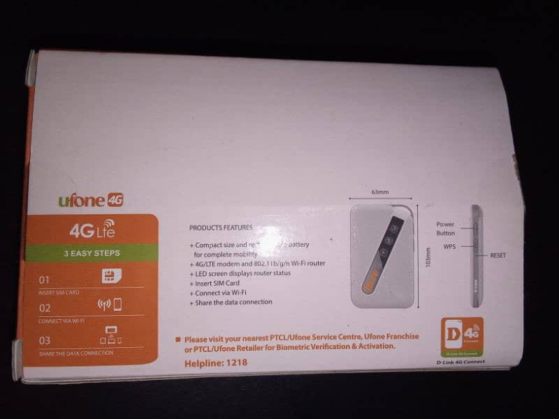 New Condition Ufone Blaze Internet Device For Sale 2