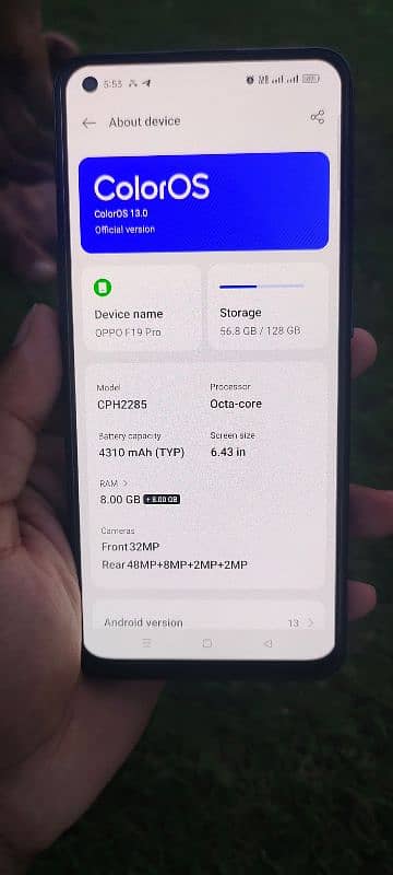 Oppo F19 Pro 16/128 Urgent Sale 2