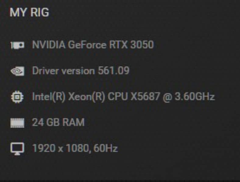 Gaming pc rtx 3050 8gb xeon x5687 better than i7 4770 and gtx 1660ti 1