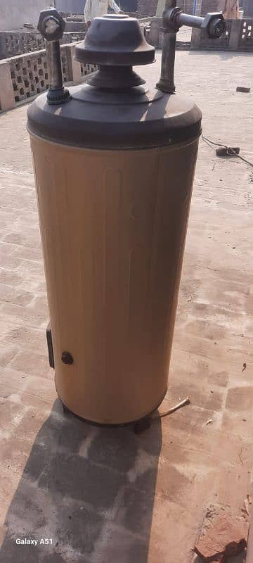 Golden fuji gas geyser one year used 03006561284 2