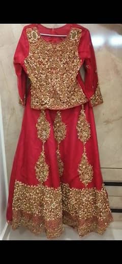 Red Bridal Lehenga / Party Wear, / Wedding Dress