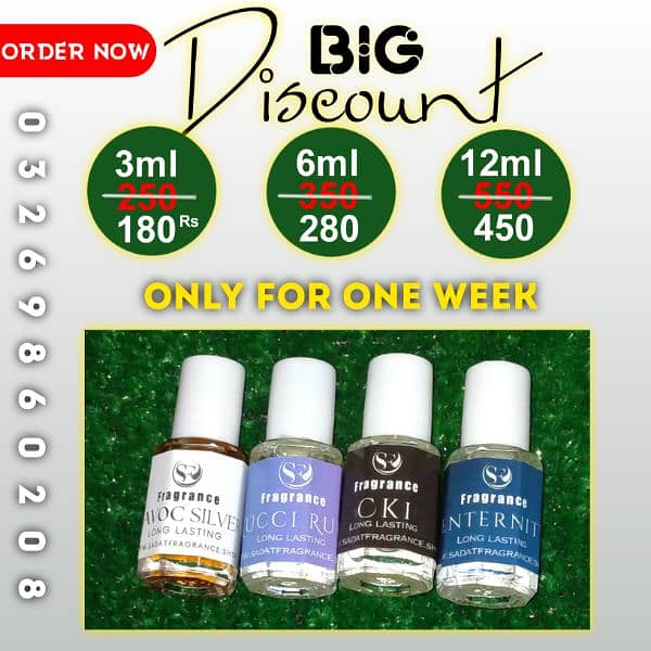 Big Discount For One Week 0