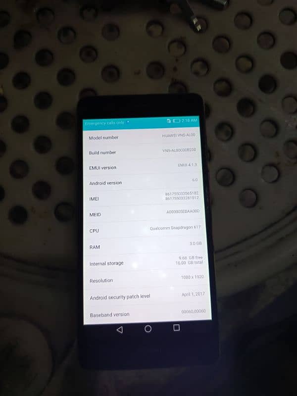 Huawei 3 ram 16 rom 2