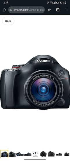 Canon SX 40 HS 12MP 35x optical zoom