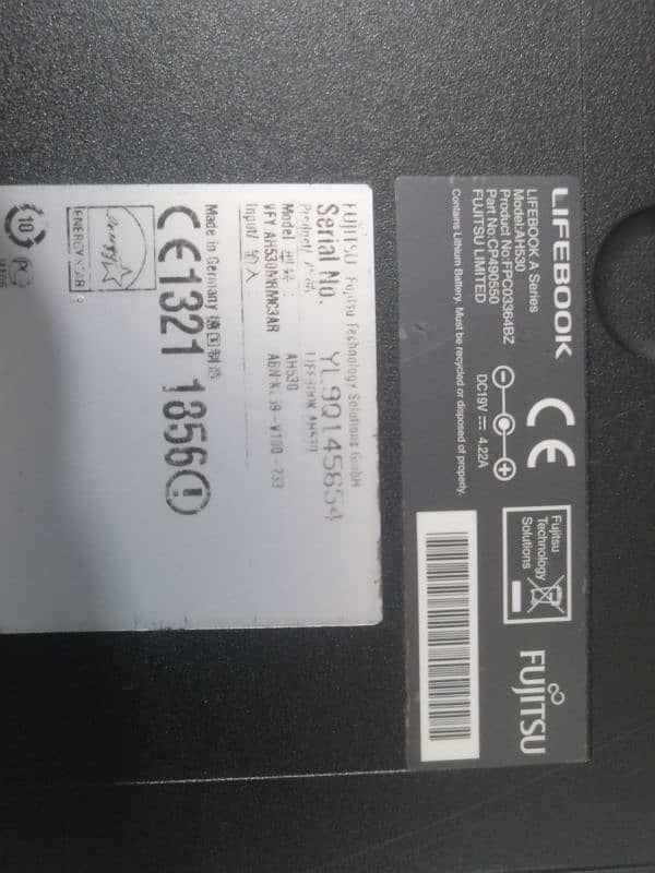 Fujitsu laptop I3 320gb hard 2 GB battery timing 60.70 minute hai 11