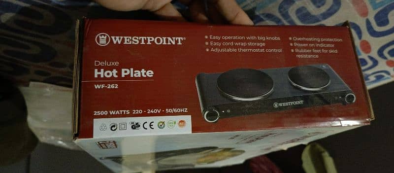 Hot Plate West Point WF 262 4