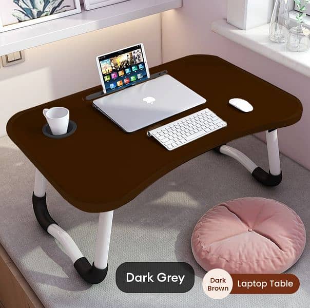 Folding wooden table for Laptop and study 6