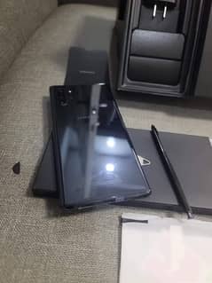 Samsung note 10 plus/12/+256gb PTA approved 0340=3549=361 my WhatsApp