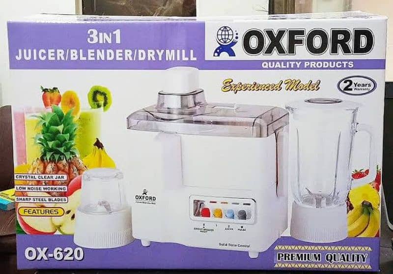 Oxford Juicer Blender Grinder 3in1 Machine 0