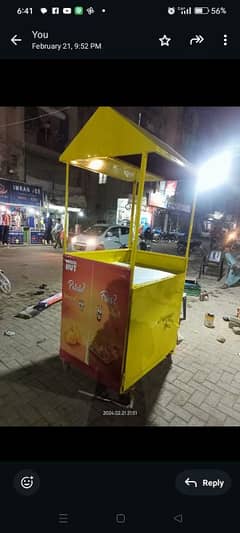 French fries counter/stall