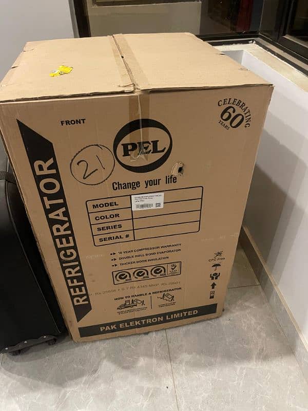 Pel new room fridge for sale ! never opened or never used 1