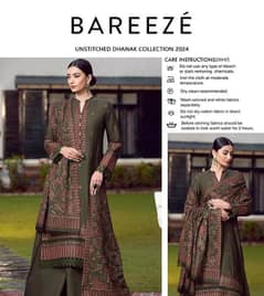 "3 pcs women’s suit, dhanak," "khadder," "printed," and "embroidered. "