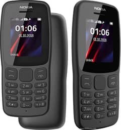 Nokia 106 Original With Box Dual SIM PTA Approved 1.8-Inch Display