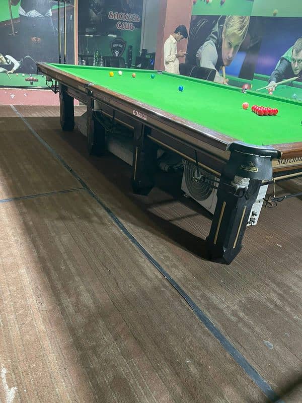 Rasson 2 Steel Cushion Snooker Table 1