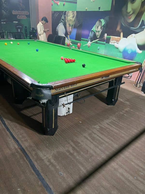 Rasson 2 Steel Cushion Snooker Table 2