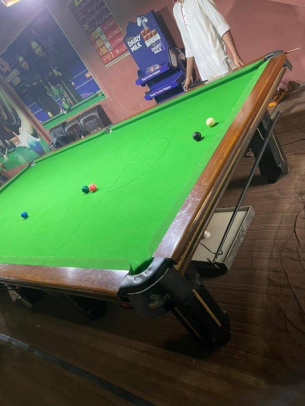 Rasson 2 Steel Cushion Snooker Table 4