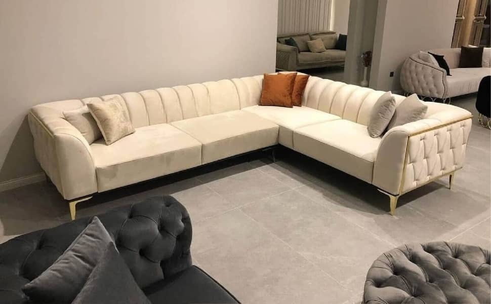 Corner sofa set/L shaped sofa set/5 seater L-shaped/5 seater sofa set 8