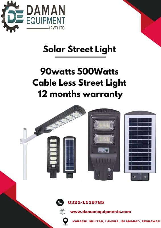 SOLAR STREET LIGHT 180 WATT 0