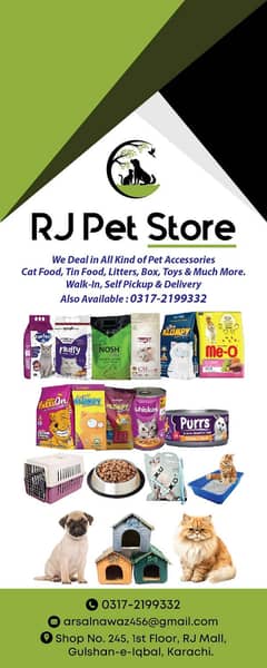 All Pet Foods Available at Rj Pet Stpre