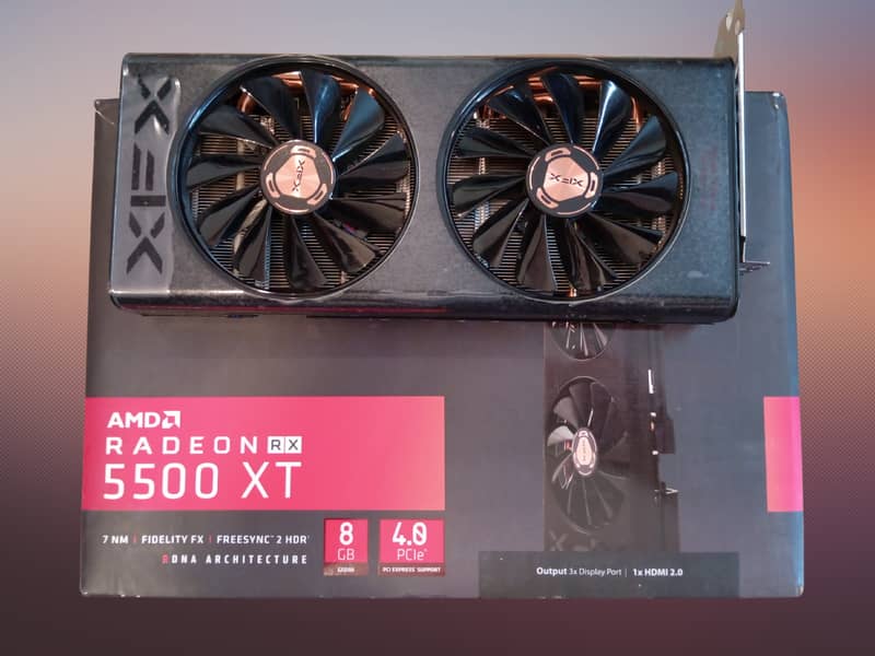 AMD Radeon RX 5500 XT 8GB DDR6 Graphics Card | PCIe 4.0 | 0