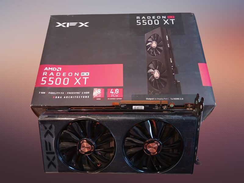 AMD Radeon RX 5500 XT 8GB DDR6 Graphics Card | PCIe 4.0 | 1