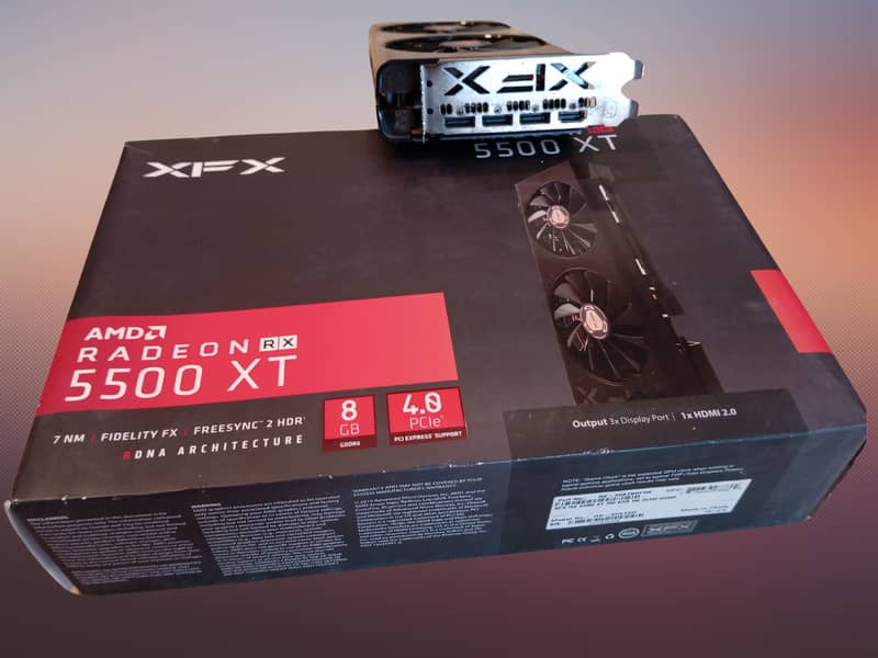 AMD Radeon RX 5500 XT 8GB DDR6 Graphics Card | PCIe 4.0 | 4