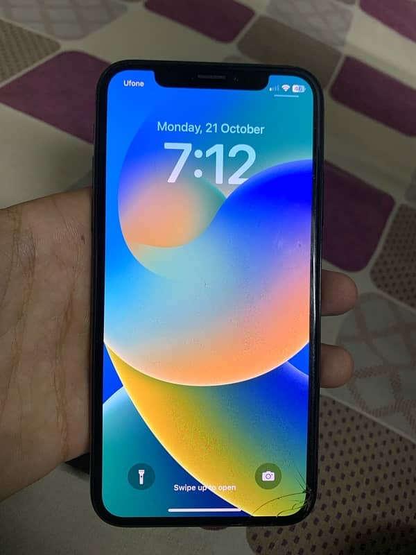 iphone X 64GB Factory unlock non pta but all sim working 2