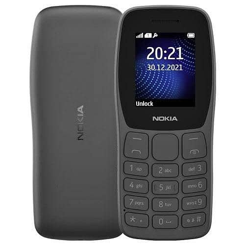 Nokia 105 Classic Mobile Original Box Dual SIM PTA Approved 1