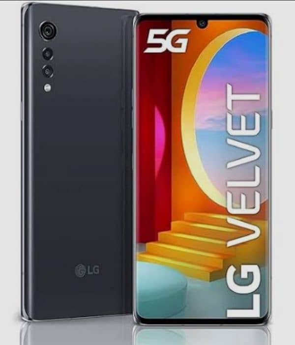 Exchange 5G curved LG Velvet gaming high specs no dot crack line 0