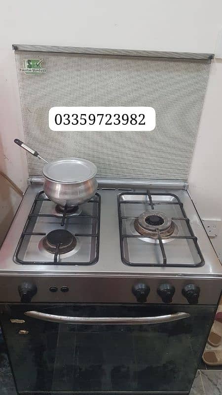 cooking range 3 stove 1