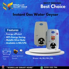 Canon Instant Water Heater | Instant Gas Gyser