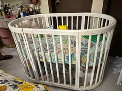 baby cot with mattress