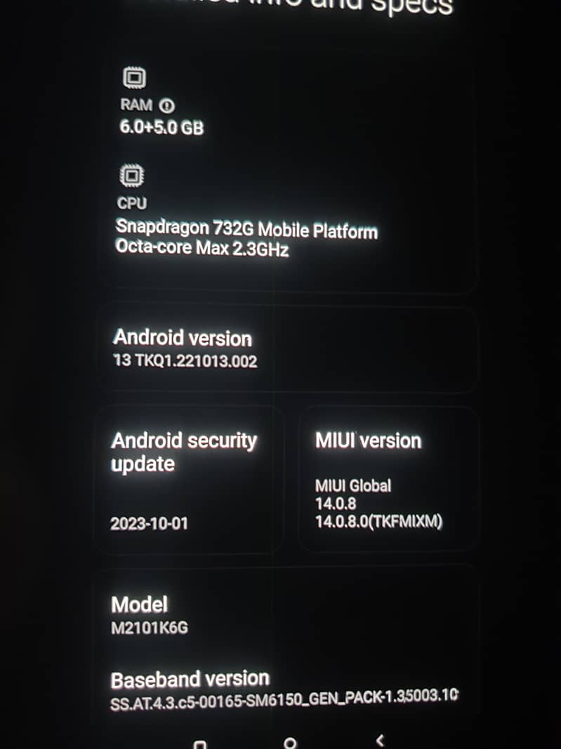 Xiaomi redmi note 10 pro 6+5 128 GB 8