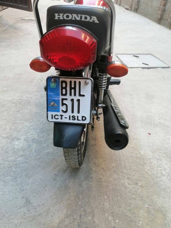 Honda 125 islamabad number Urgently Sale 9