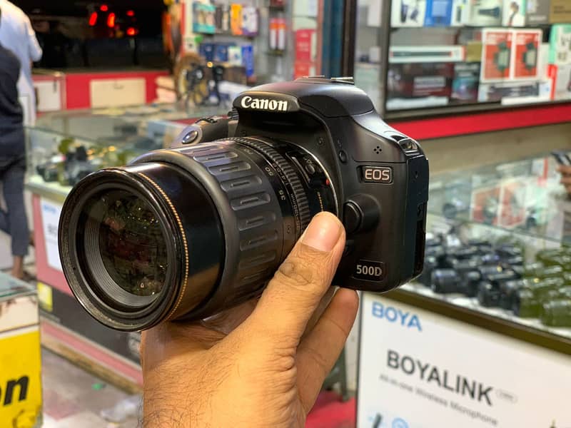 dslr camera canon 500d with lens contact 03212306356 4