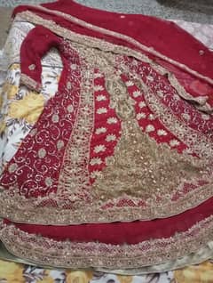 beautiful heavy embroided maxi lehnga bridal dress