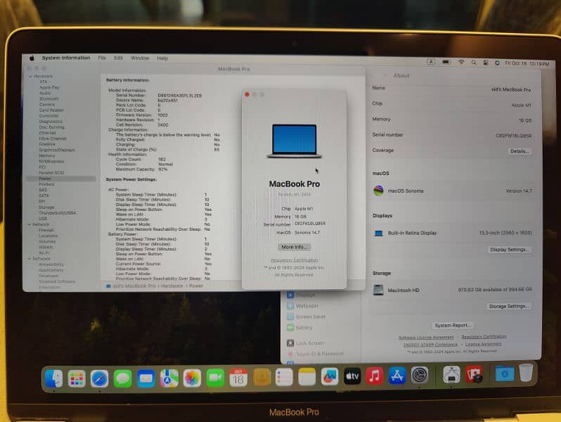 MacBook Pro M1 2020 16/1tb 1