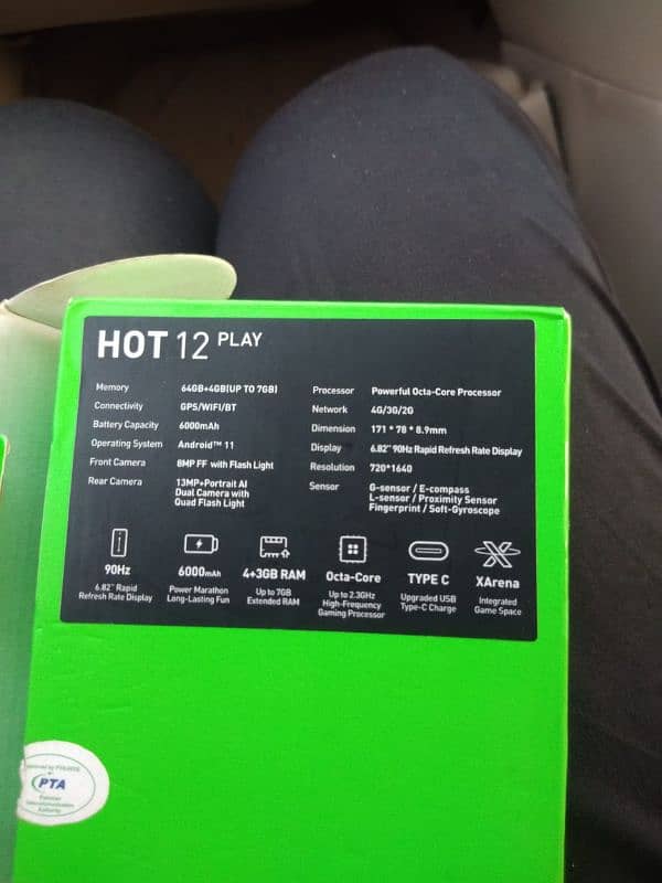 Infinix hot 12 play 8