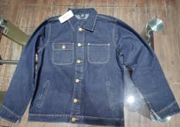 International brand Aura Blue Denim jacket with tags