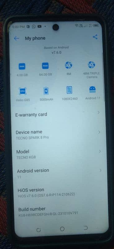 tecno spark 8. pro 4/64 8