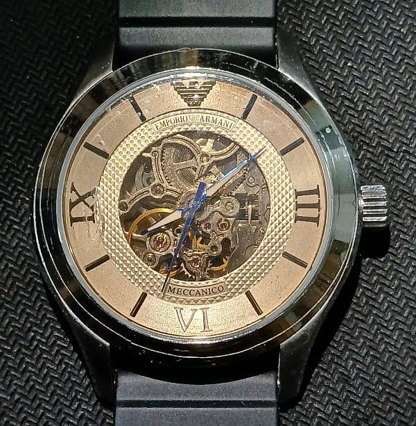 Emporio Armani Automatic Skeleton dial and back watch 0