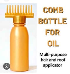 Comb bottle for hair