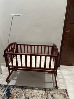 Baby cot and swing