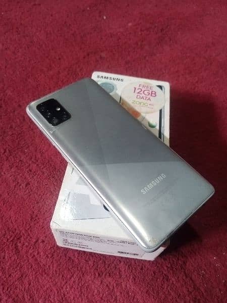 Samsung A51 8gb 128gb Finger display with box 3