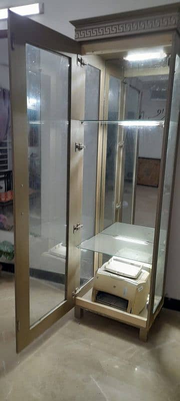 wood and glass showcases for sale 0