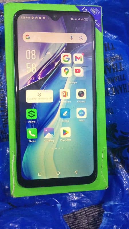 Infinix note 11 complete box 6+5/128 0