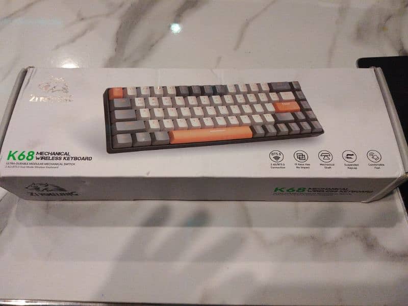 wireless battery operated + Bluetooth keyboard 0