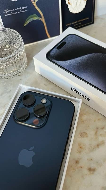 Iphone 15 pro Blue Titanium PTA approved 0