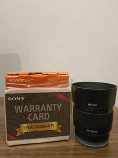 Sony FE 50mm 1.4 Lens